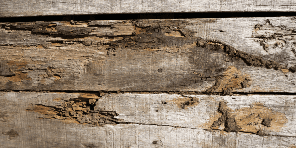 termite damage wood